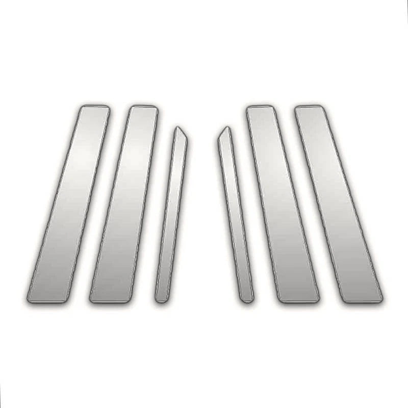 6Pc Chrome Pillar Post Covers for Mercedes S 550 (2007–2013)