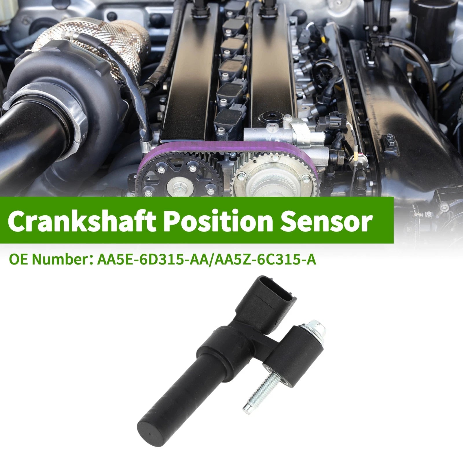 Crankshaft Position Sensor for Ford Explorer 2011–2019 No.AA5E-6D315-AA