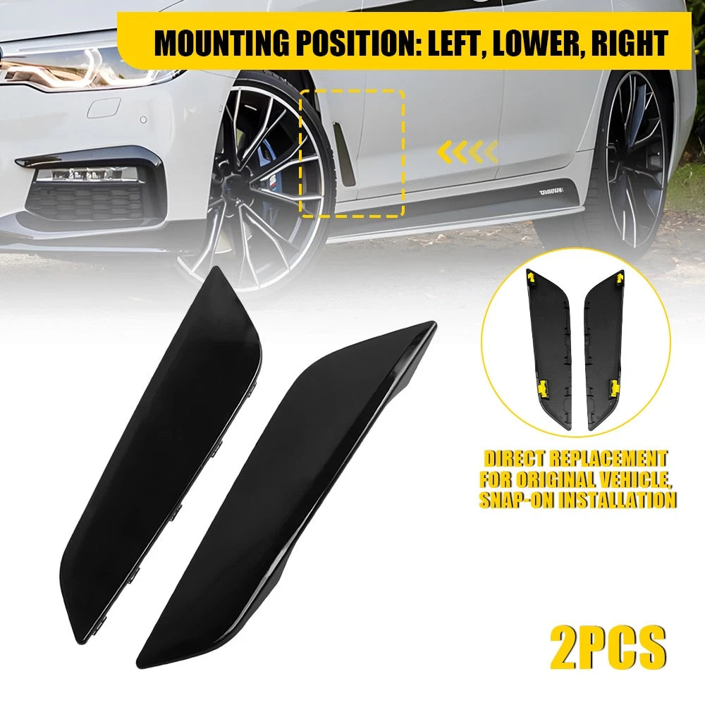 Wing Side Air Vent Hood Intake Fender Cover Trim for BMW 5 Series (2017–2022)