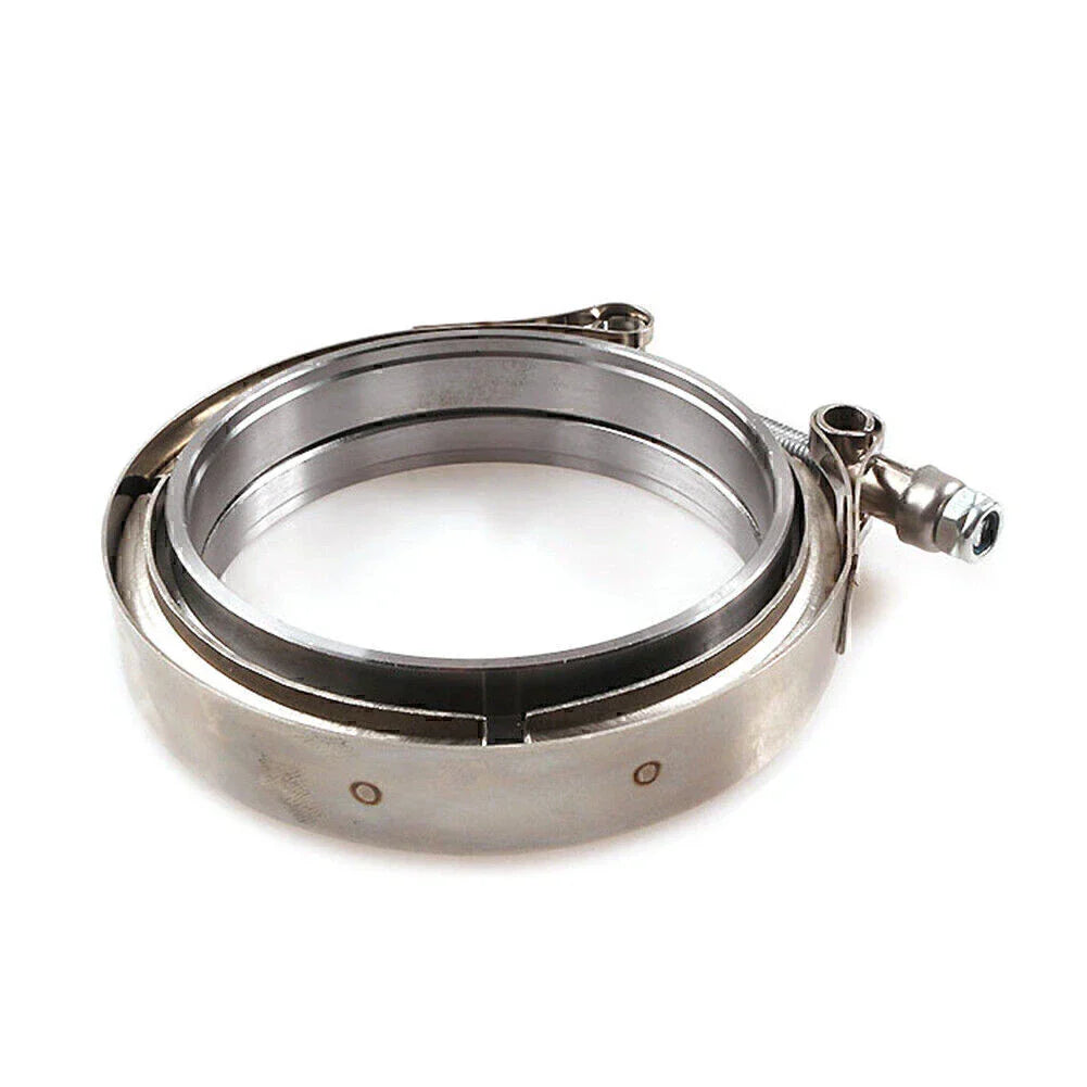 4'' V-Band Flange & Clamp for Turbo Exhaust Downpipes (Mild Steel)