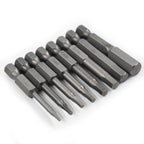 Set of 9 Hex Key Allen Bits for Impact Driver Power Drill
