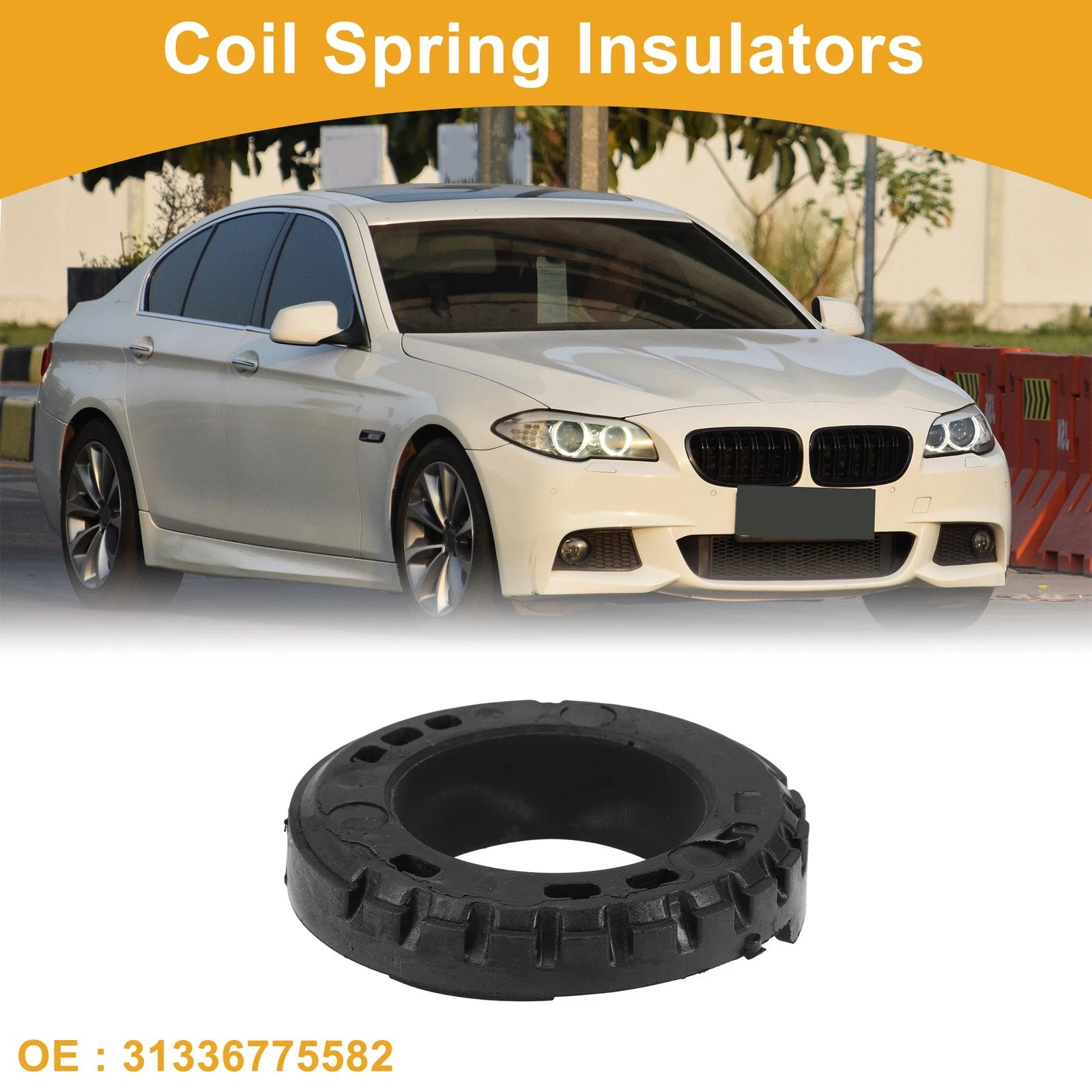 Lower Coil Spring Insulator No. 31336775582 for BMW F06 (2014–2018) Rubber