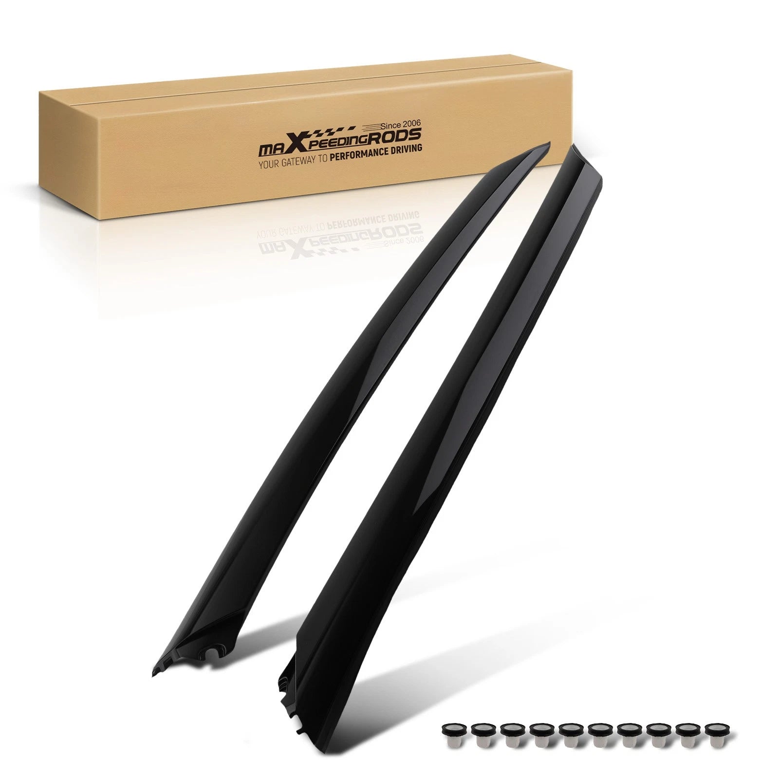 Set of 2 Windshield A-Pillar Covers for Nissan Maxima (2016–2020)