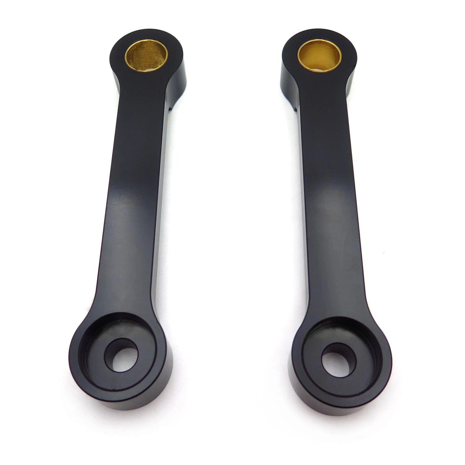 Lowering Links for Kawasaki EX250 (1986–2007) - Aluminum, Black