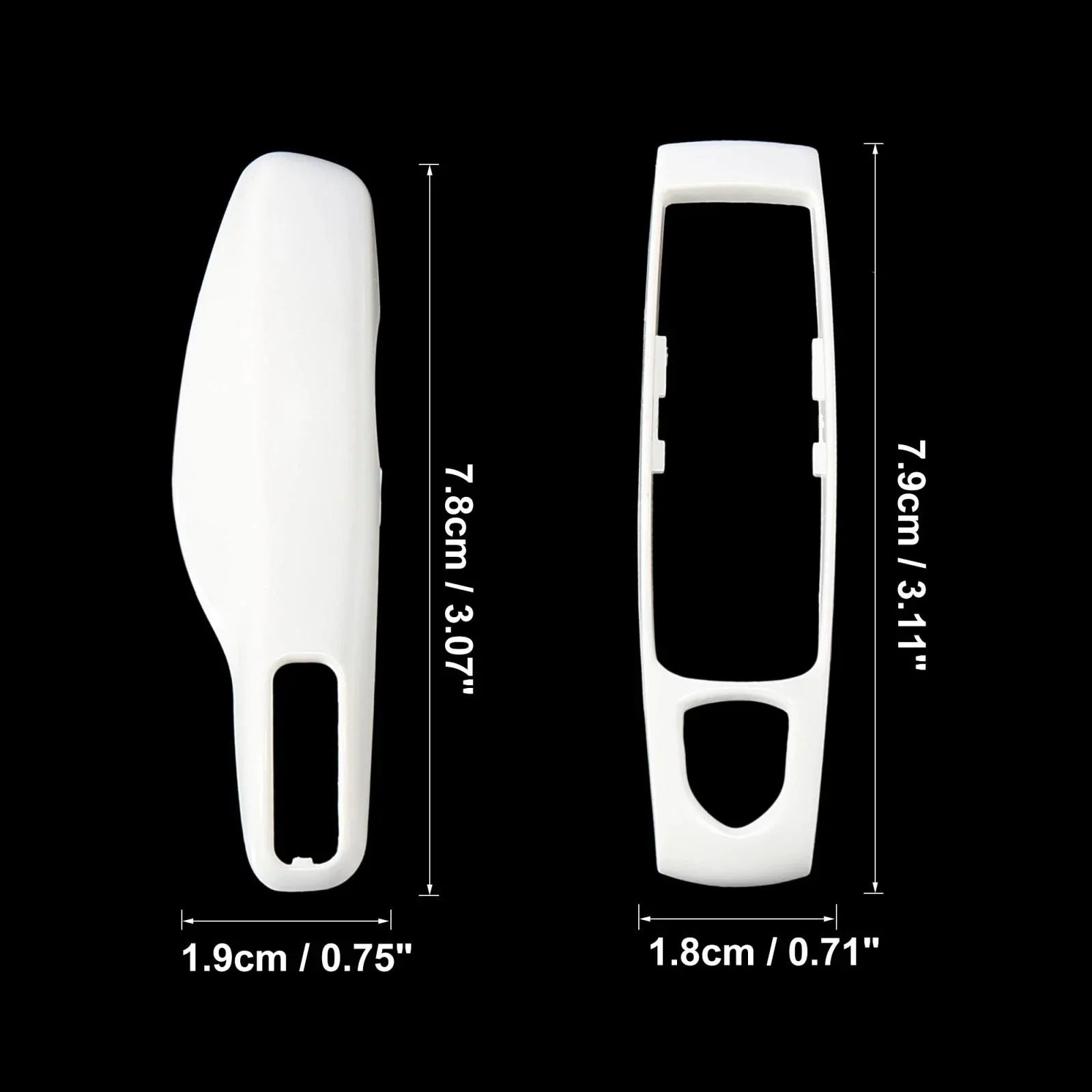 White Car Remote Key Cover Set for Porsche Cayenne Macan (2014-2023)