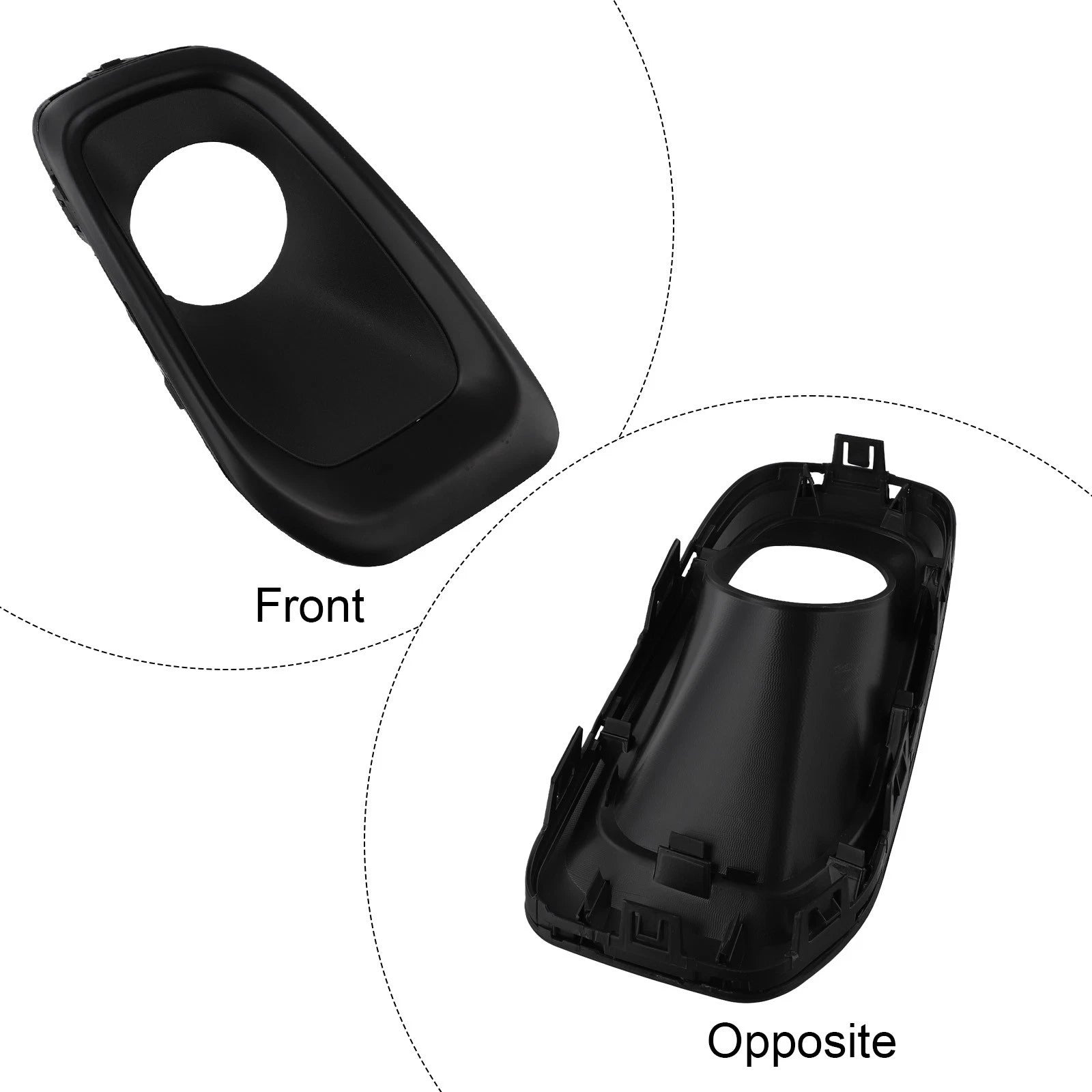 Front Left Fog Light Lamp Bezel Cover for Jeep Renegade (2015–2018)
