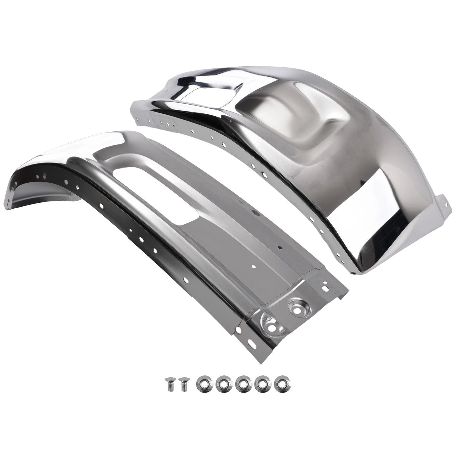 Chrome Front Bumper for RAM 1500 (2013–2018) Steel 68160855AC CH1002397