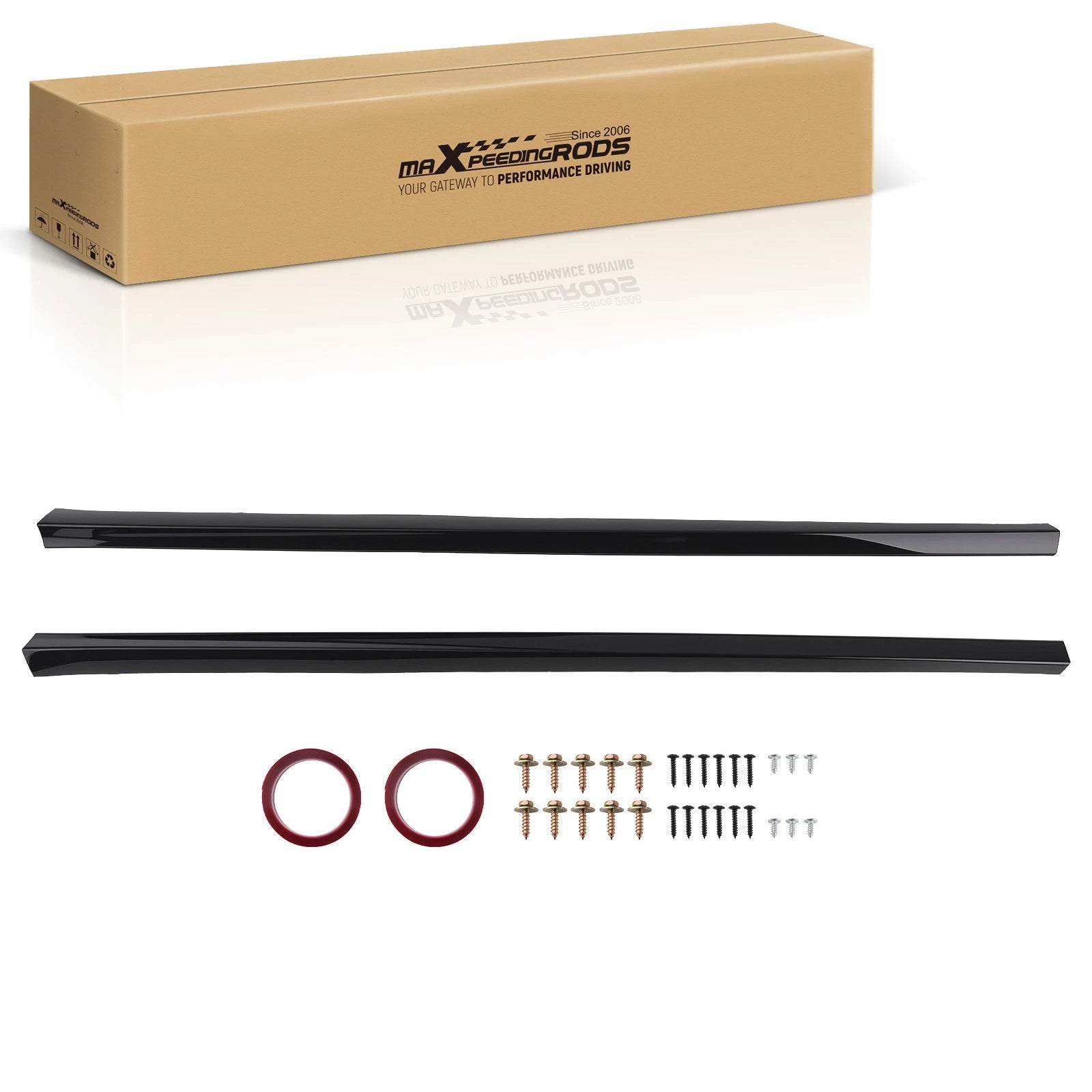 Side Body Panel Extension Kit for Honda Accord (2018–2022) Black ABS