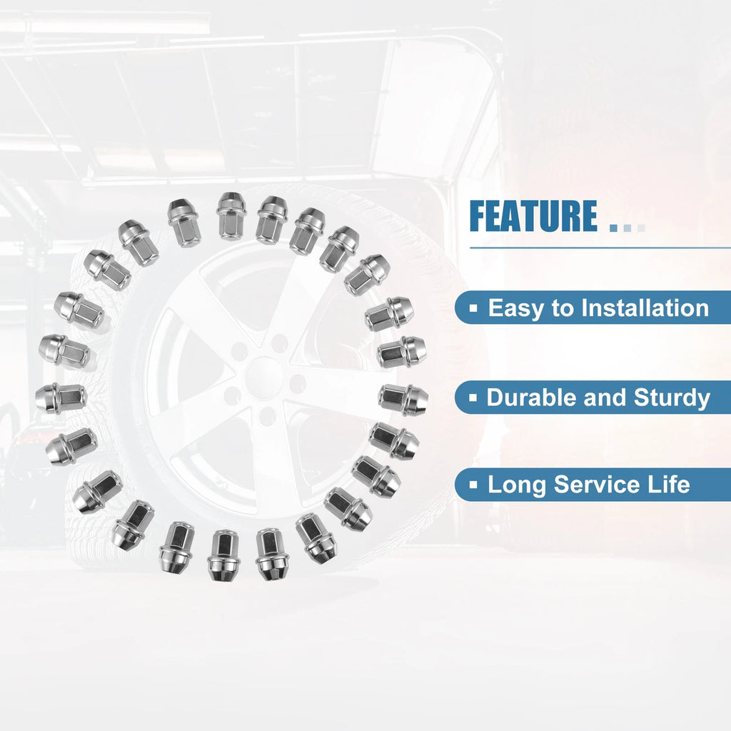 24pcs Wheel Studs M14x1.5 No.ACPZ1012B for Ford F-150 (2015–2023)
