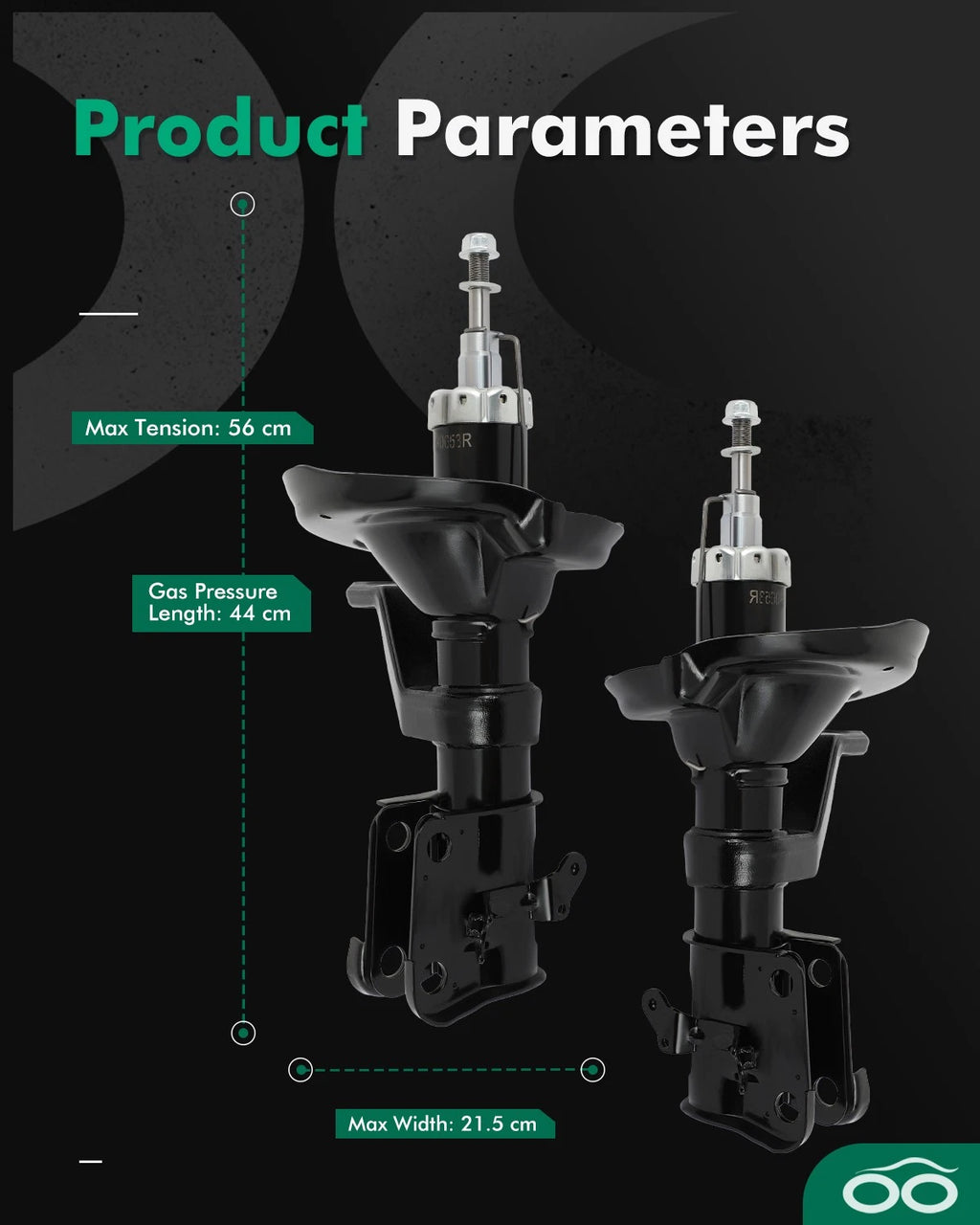 Front Pair Shocks & Struts Assembly for Acura RSX (2002–2004)