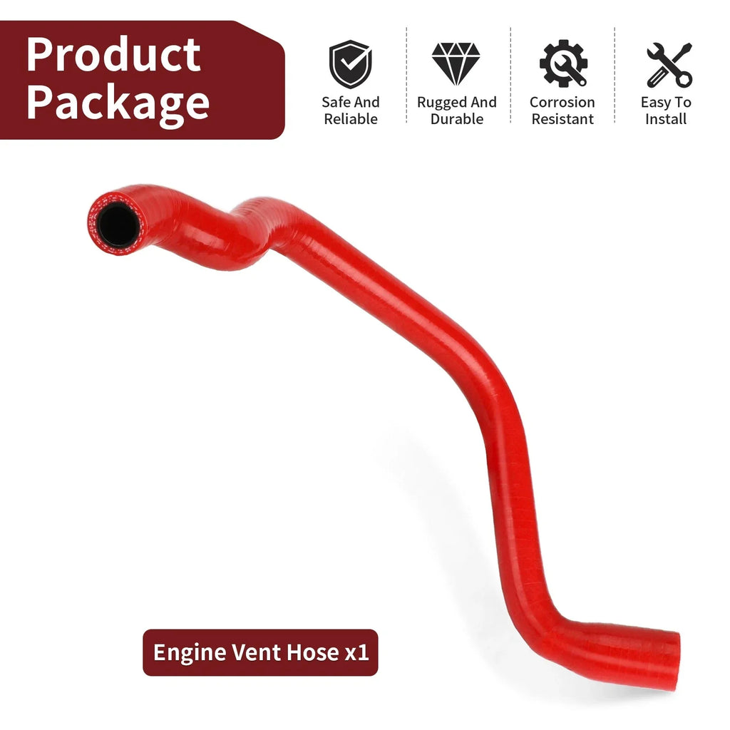 Red Engine Vent Hose for Polaris Ranger XP 570 Full-Size (2014–2019)