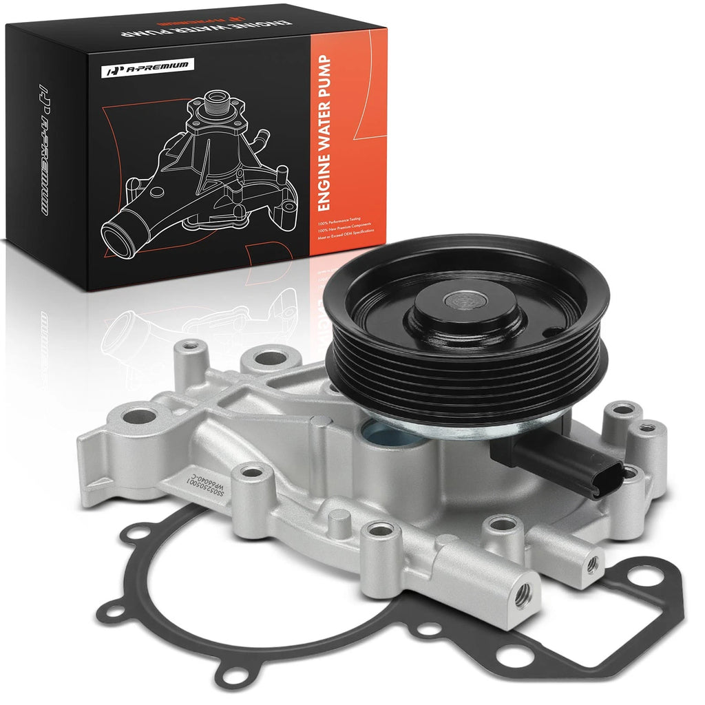 Water Pump with Gasket & Pulley for Chevy Equinox Cruze GMC Terrain (2010–2019)