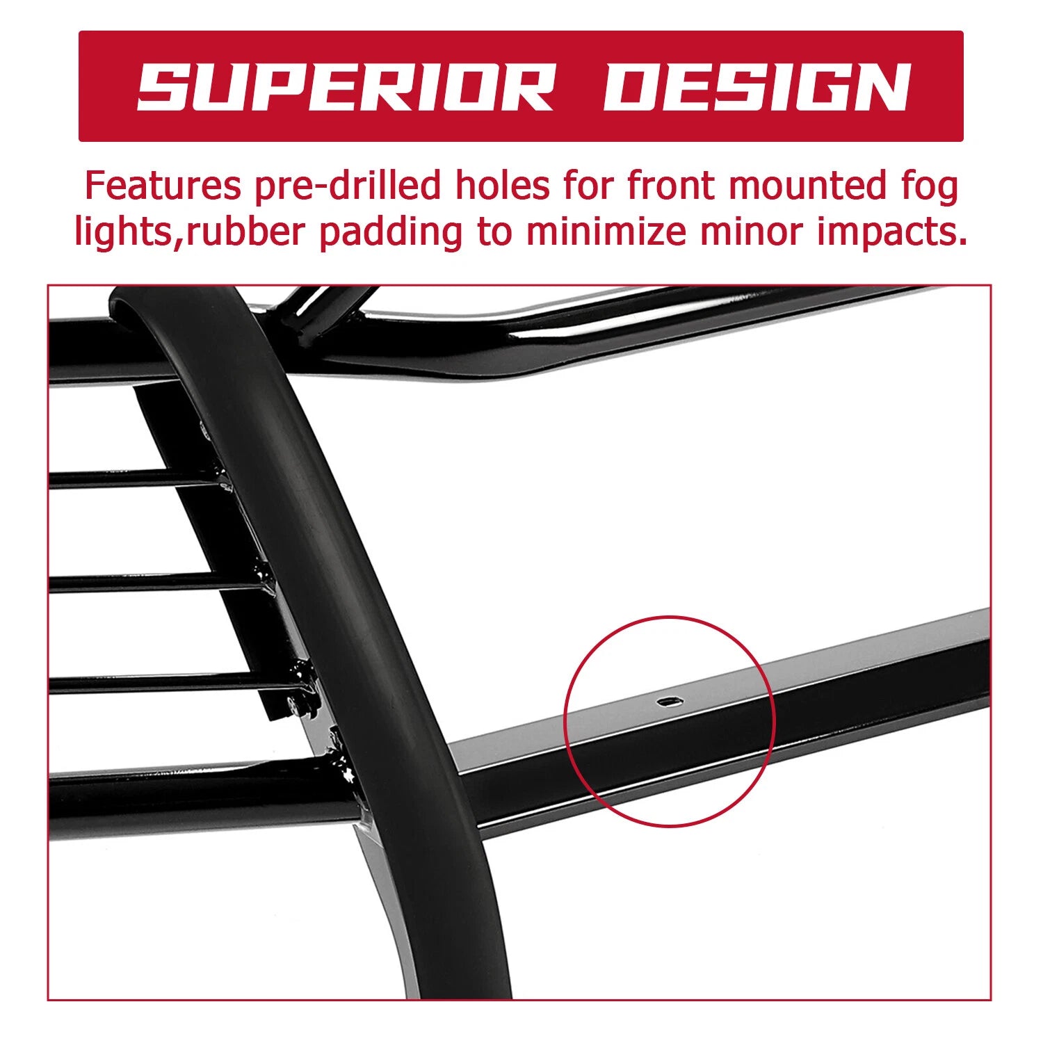 Front Bumper Grille Brush Guard for Ford Expedition F-150 4WD (1997–2002)