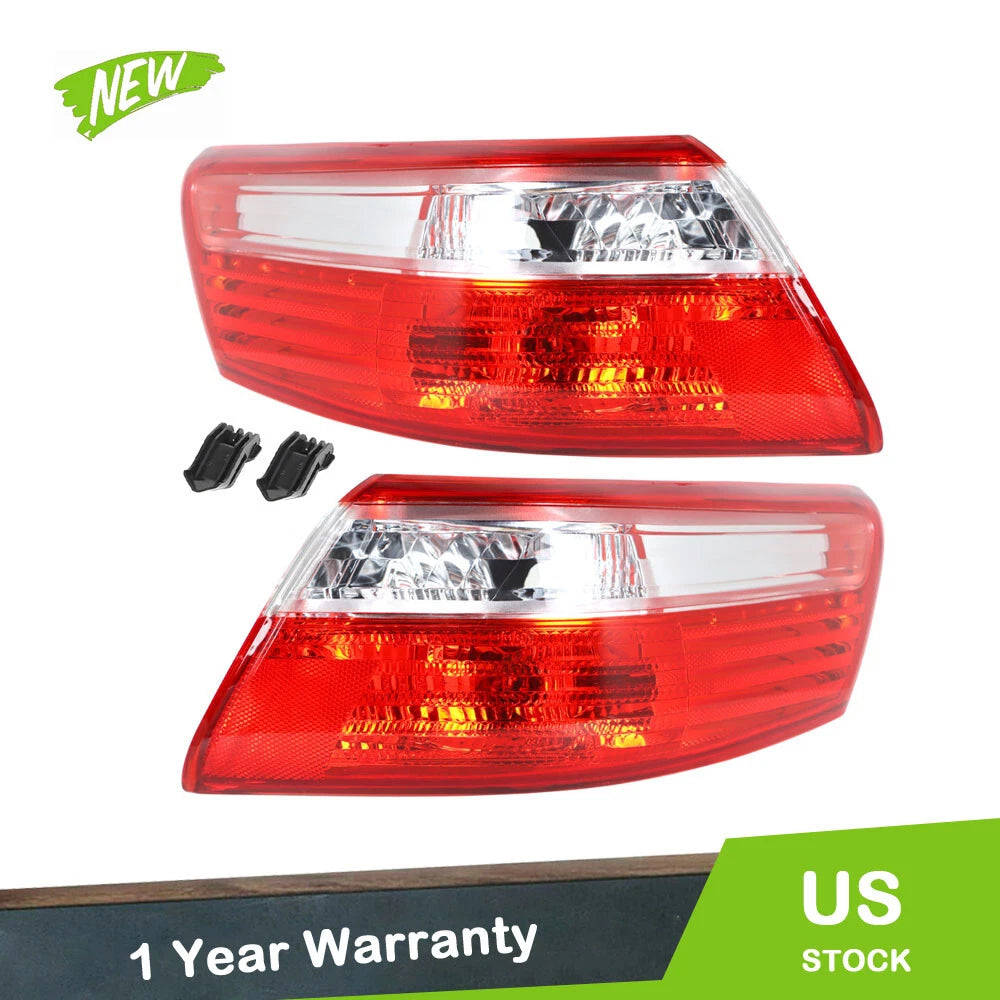 Tail Lights for Toyota Camry (2007–2009) Red Left+Right Assembly