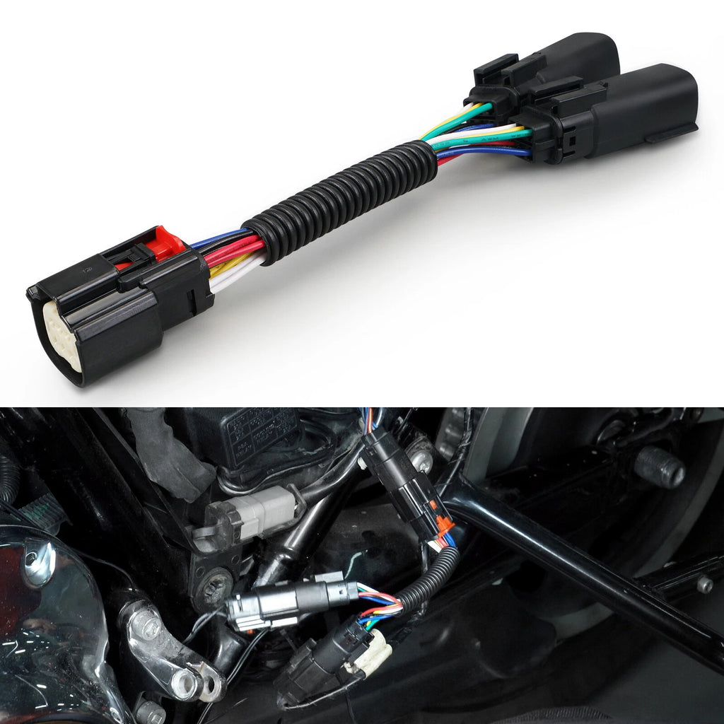 Y-Splitter Wire Harness Adapter for Harley Street Glide FLHX (2014–2024)