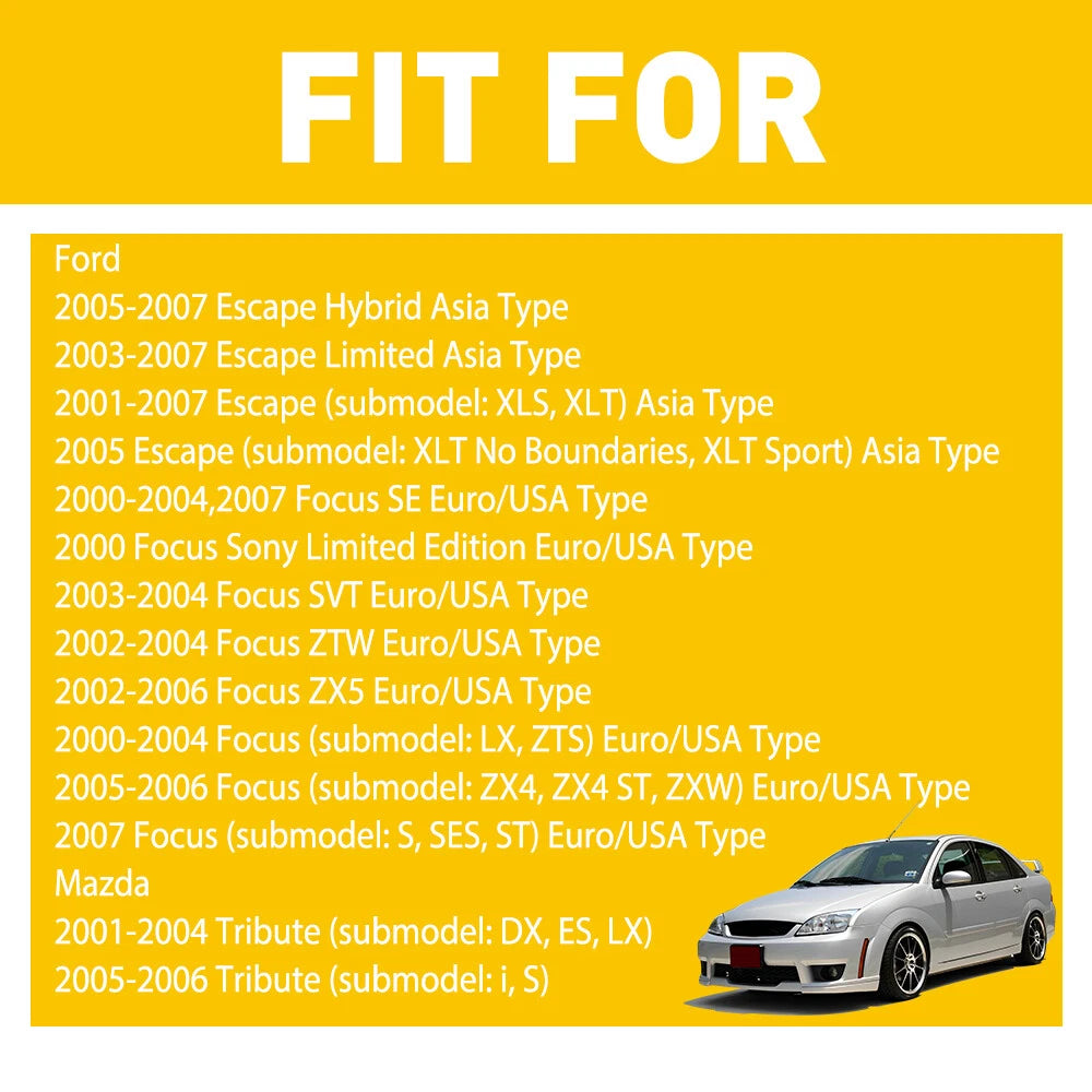 Door Handle Repair Kit for Ford Focus (2000–2007) Left Side Exterior