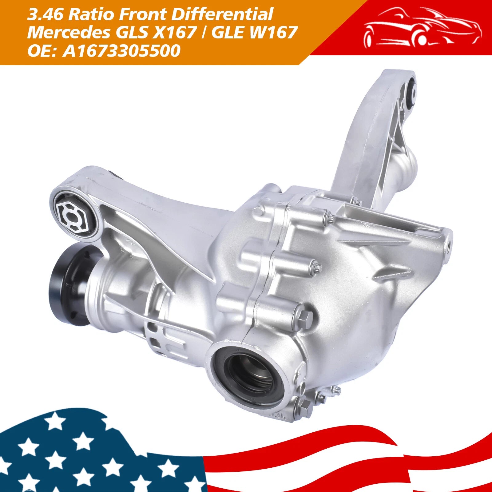 Front Differential Assembly for Mercedes GLS GLE AMG63 GLE350 GLS450 (2016–2023)