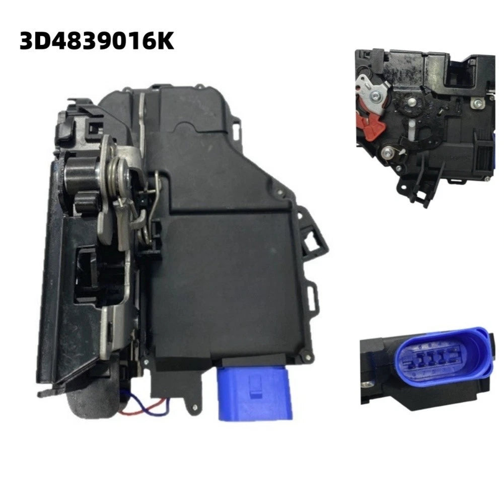 Black ABS Door Lock Block 3D4839016K Right Rear for Volkswagen Phaeton (2004–2006)