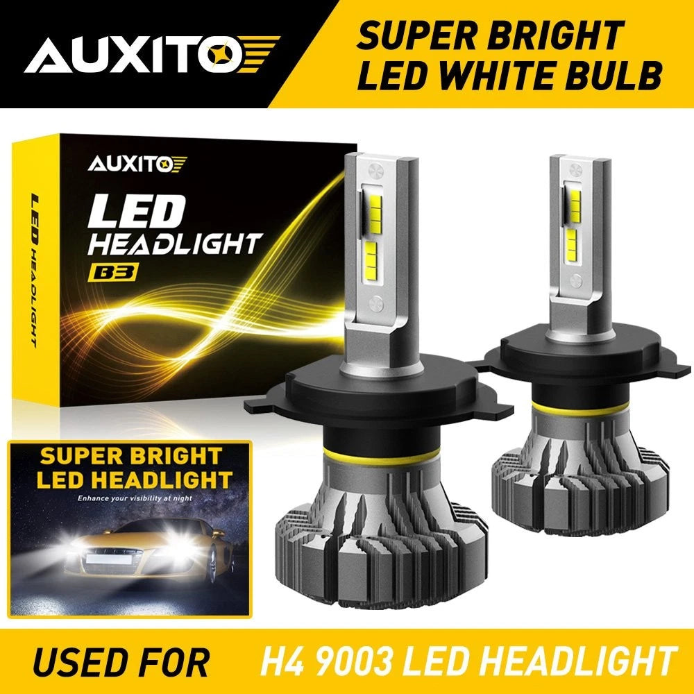 2X AUXITO 9003 H4 LED Headlight Kit for B3 EXC (High/Low Beam, 6500K)