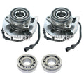 Front & Rear Wheel Bearings & Hubs Kit for Ford Expedition (2003–2023)