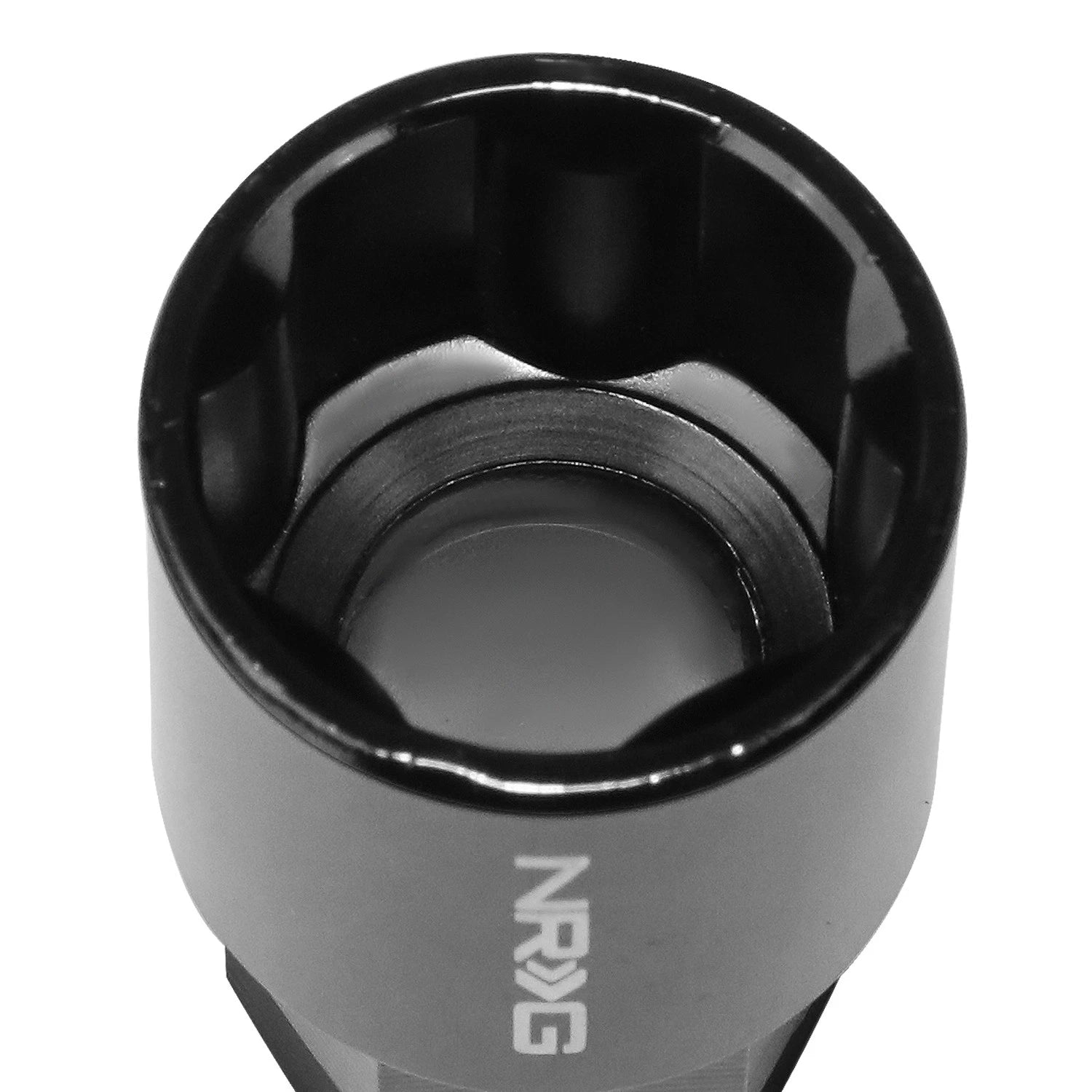 NRG Anodized Lug Nut Lock Key Socket for L01 L10 (Black Chrome)