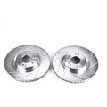 Set of 2 Powerstop Brake Discs for Hyundai Genesis (2009–2014)