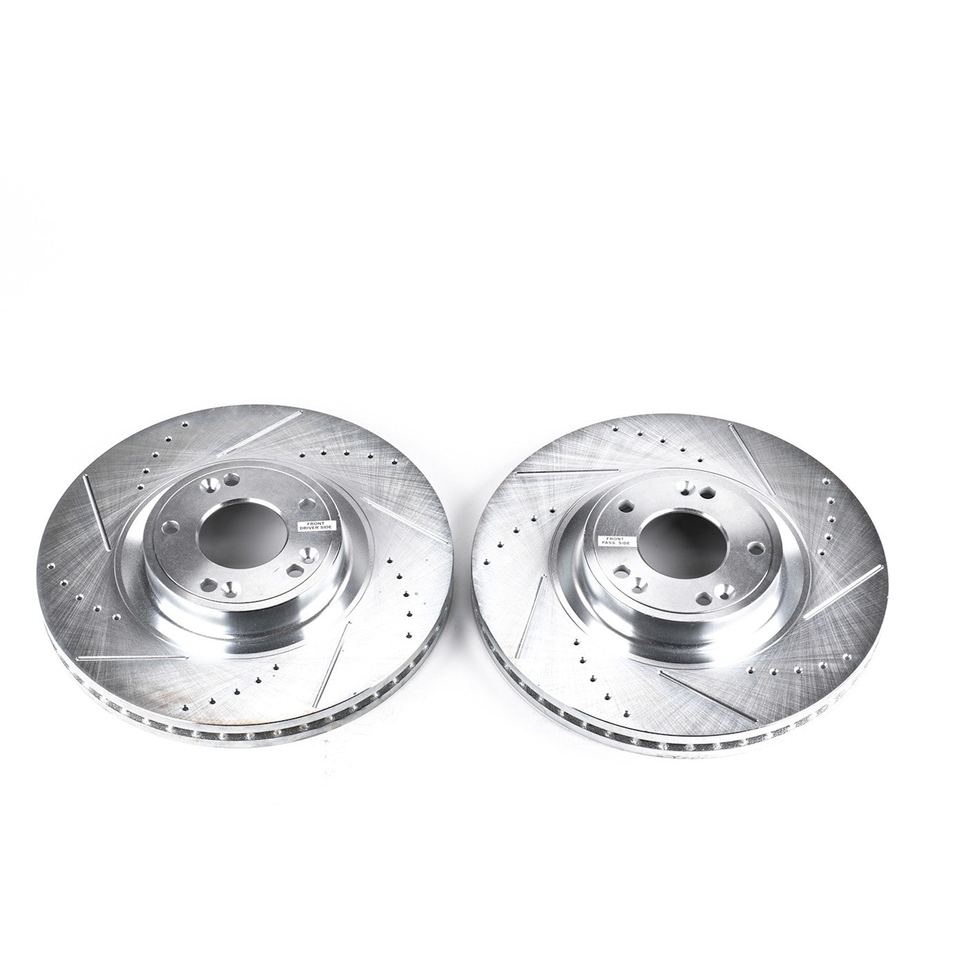 Set of 2 Powerstop Brake Discs for Hyundai Genesis (2009–2014)