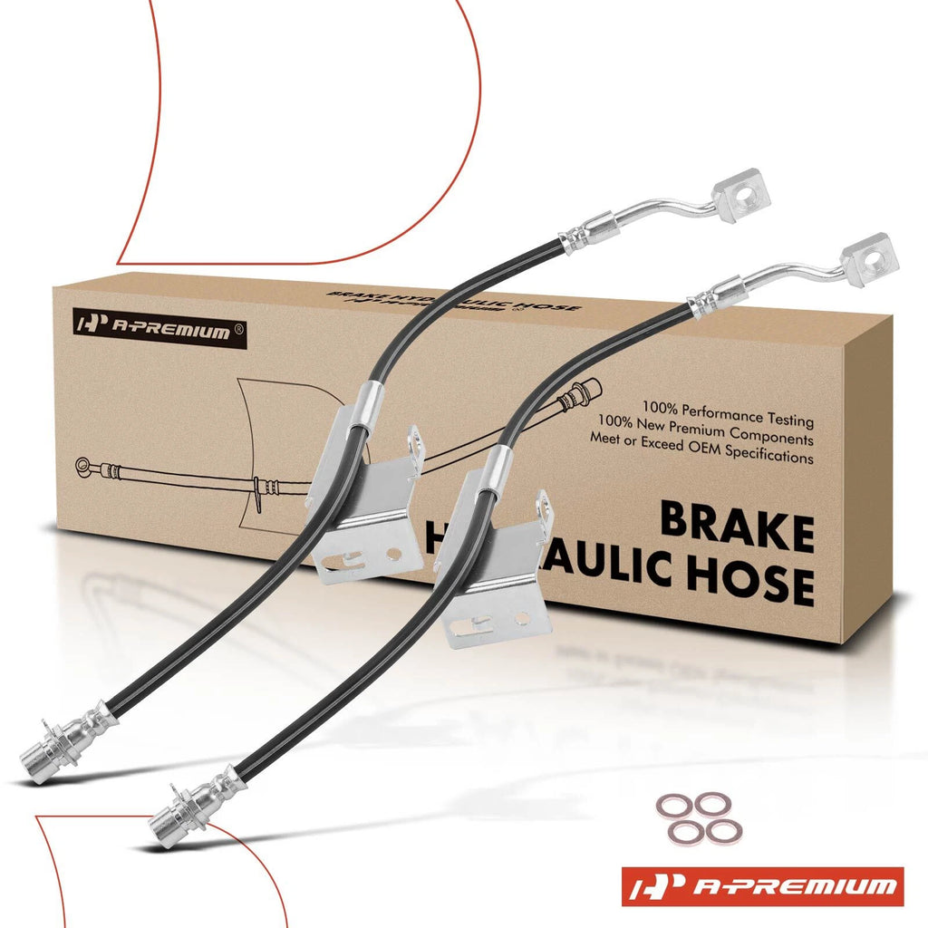 2X Front Brake Hydraulic Hose for Chevy Silverado 3500 (2011–2013, 2015)