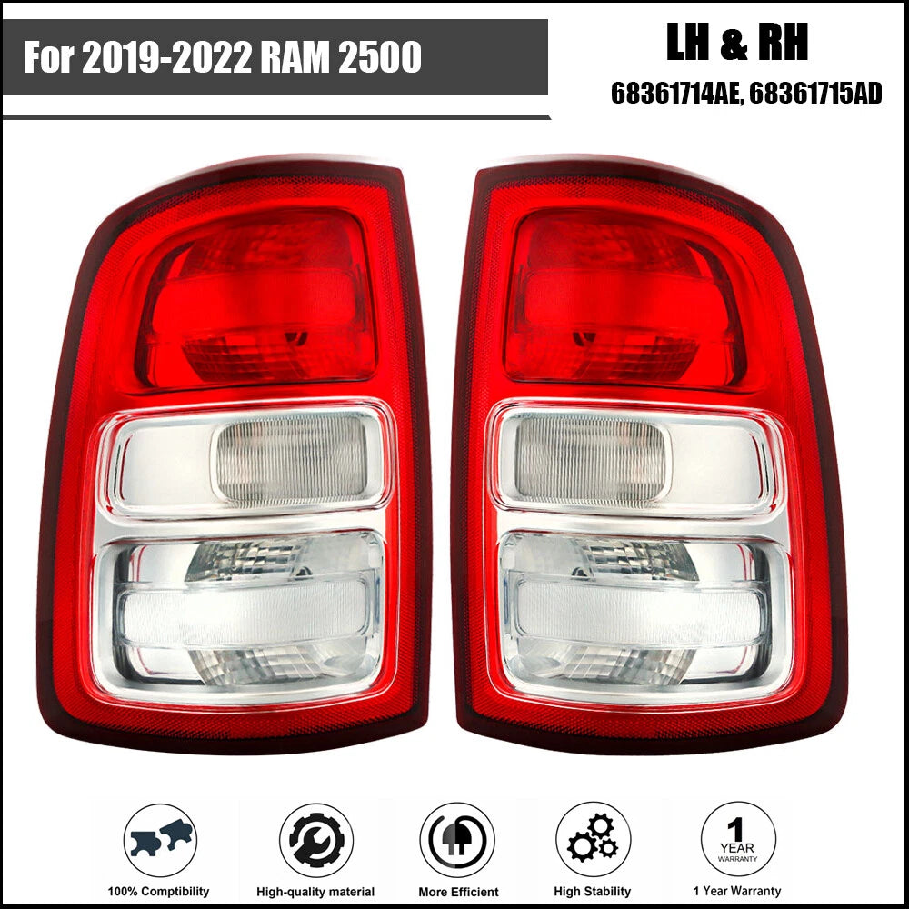 Tail Lights Assembly for RAM 2500 (2019–2022) Pair Halogen