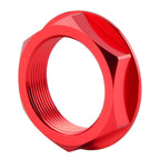 CNC Billet Steering Stem Nut Bolt for Honda CR125R CR250R (2001–2007) Anodized Red