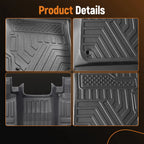 Floor Mats for Toyota Camry (2007–2011) Front & 2nd Row TPE Rubber Set