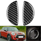 2X Carbon Fiber Door Handle Cover Trim for BMW Mini Cooper (2003–2018)
