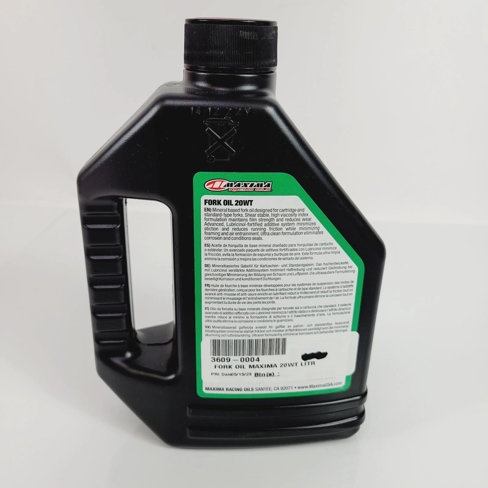 Fork Fluid 20W for Maxima Racing Oil Motorcycle (1L)
