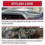 ABS dash bezel & dashboard cover overlay for Dodge Ram Pickup (1998–2002)
