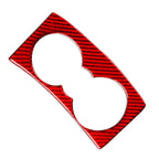 Interior Water Cup Holder Panel Cover Trim for Alfa Romeo Giulia (2017–2019) Red
