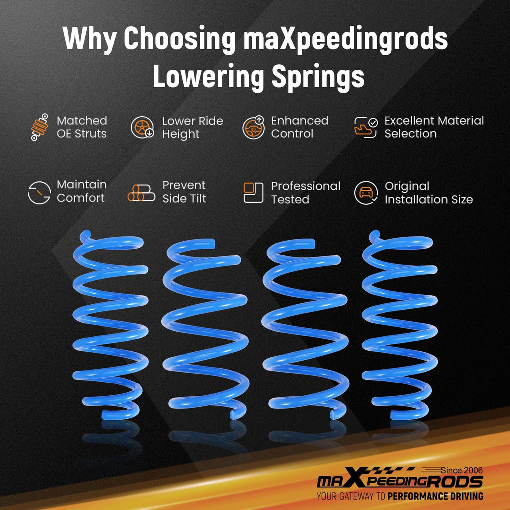 MaXpeedingrods Lowering Springs for Tesla Model 3 (2017–2024) AWD