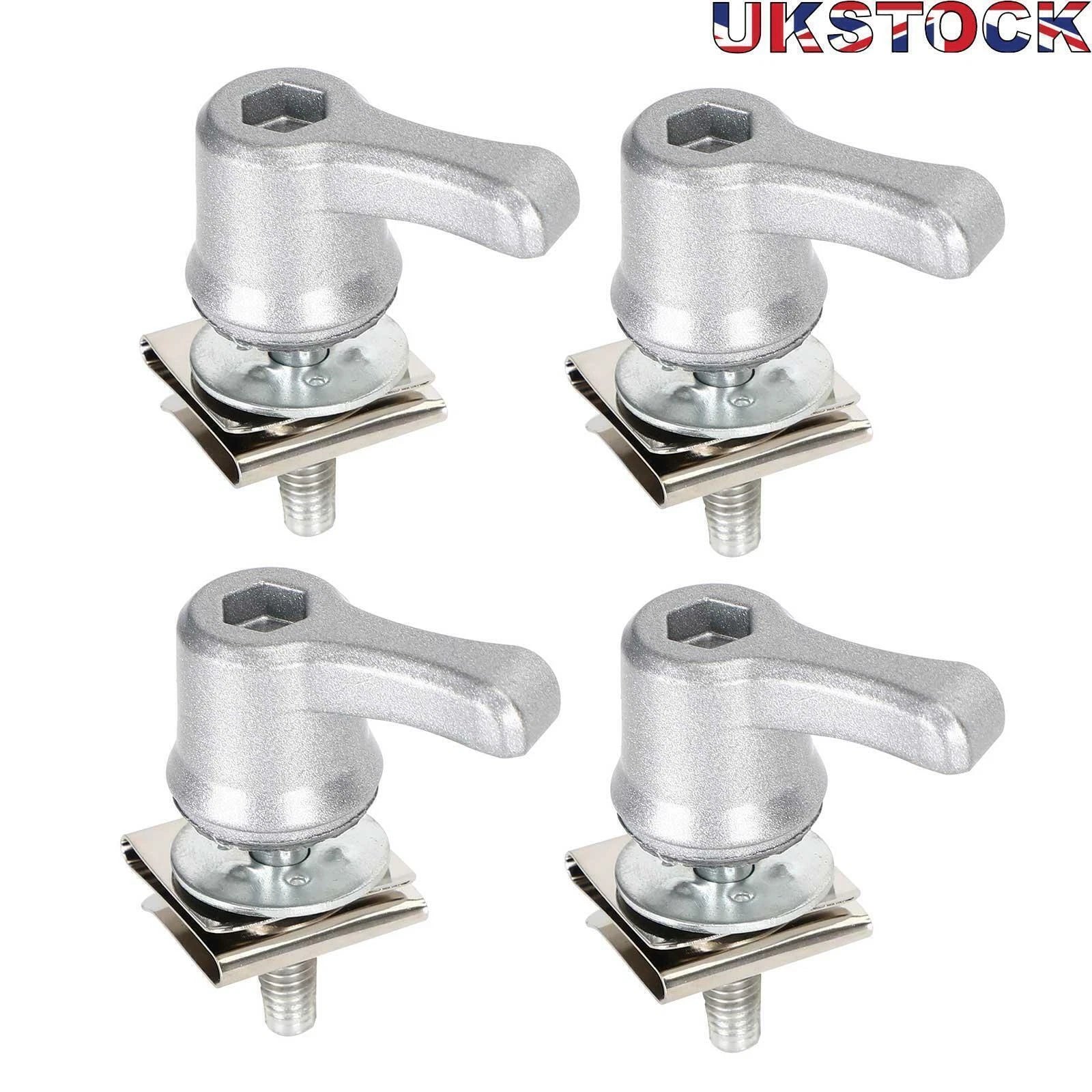 Set of 4 Saddlebag Lever Lock Bolts & Nuts Kit for Touring (2001–2020)