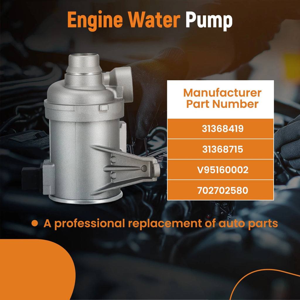Coolant Water Pump for Volvo XC60/XC70/S60/S80/S90/V90 (2015–2019)