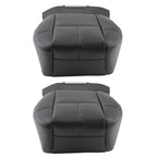 Bottom Leather Seat Cover Pair for GMC Yukon XL (2007–2012) Black
