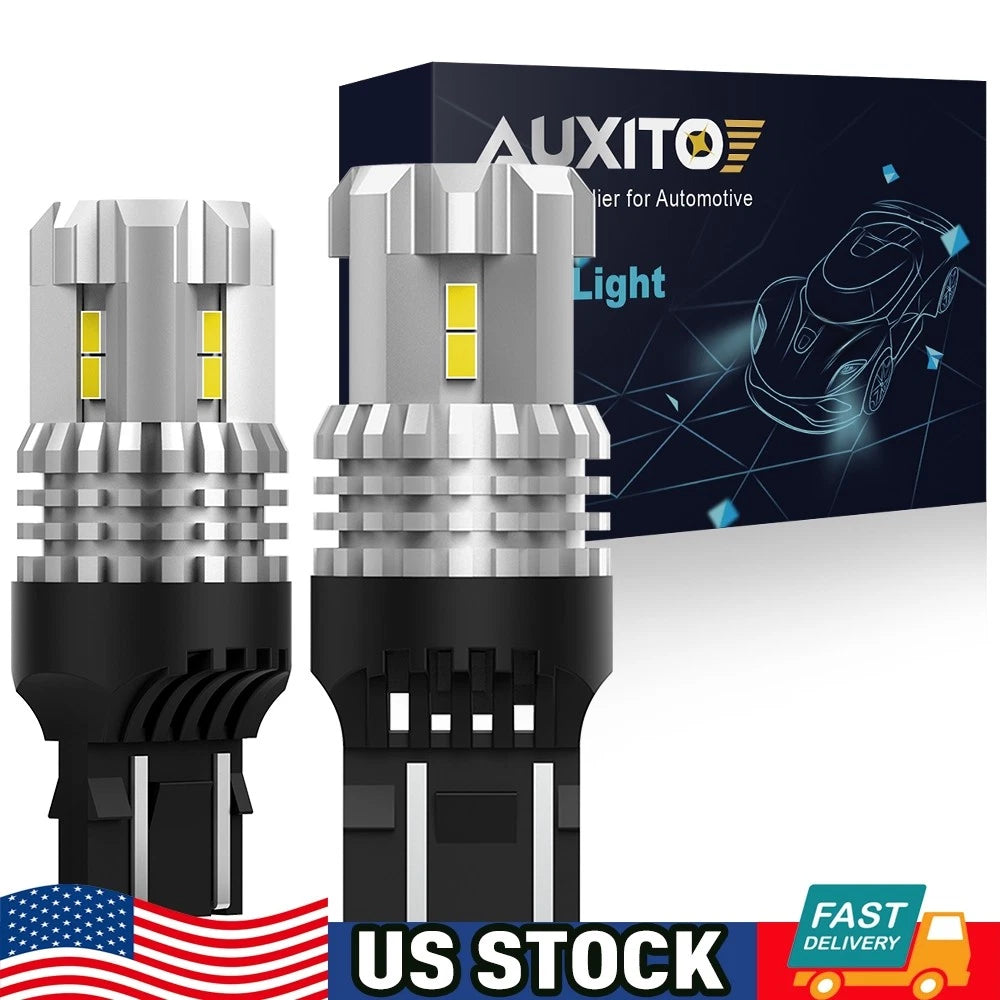 2X 7443 7440 LED Back Up Reverse Turn Signal Light Bulbs for