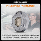 2 Wheel Center Hub Caps for Ford F350 F-350 Dually (17" x 6.5")