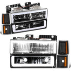 LED Headlight & Signal + Amber Corner Lamp for GMC C/K 1500-3500 (1994–2000)