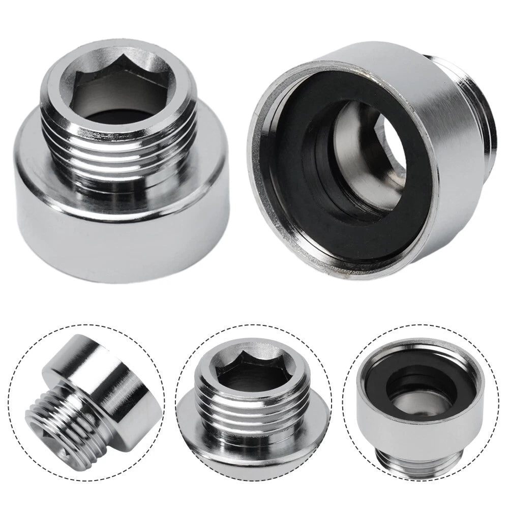 Reducer Adaptor 3/4" Female to 1/2" Male Chrome Plated Brass
