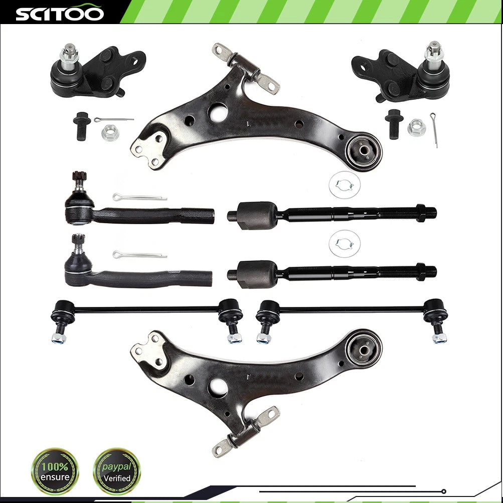 10Pcs Front Control Arm Ball Joints for Toyota Camry (2007–2011)