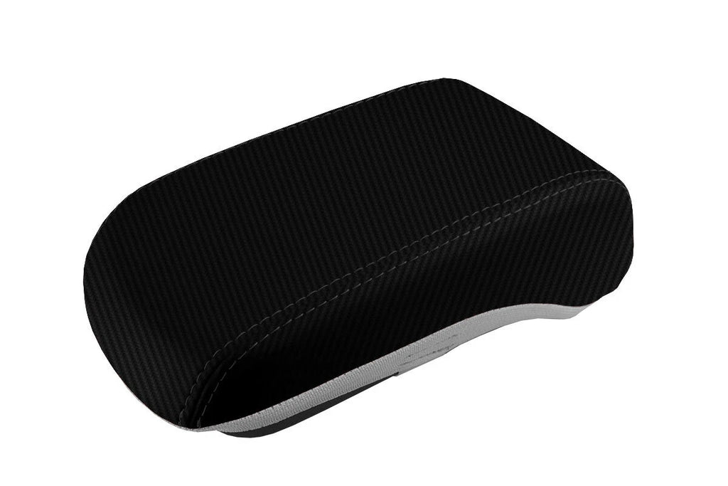Carbon Fiber Console Lid Armrest Cover for Mitsubishi Lancer (2008–2016)