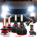 LED Headlight High Low Fog Light Bulbs for Honda Civic (2006–2015)