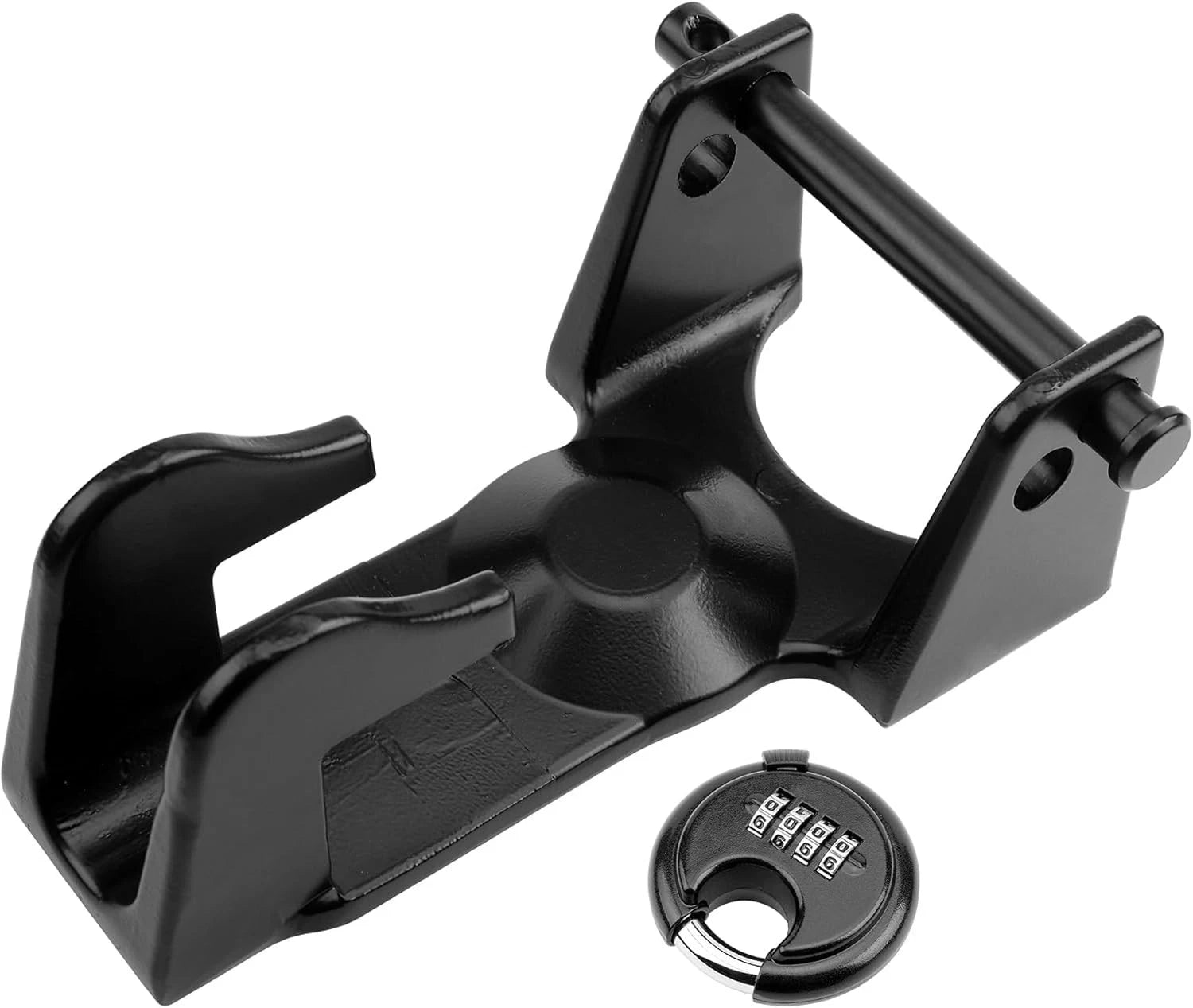 Gooseneck Trailer Lock for RVs (Black)