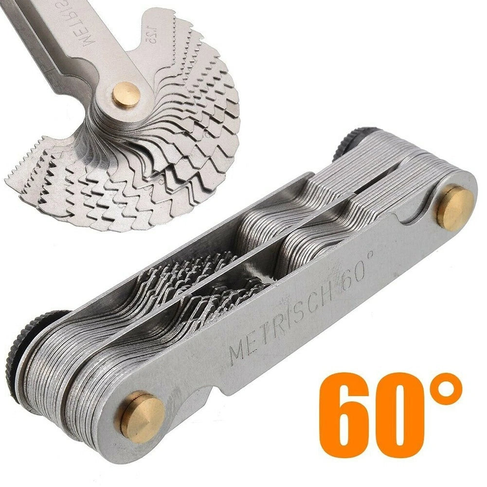 Thread Gauge for Metalworking (Metric & Inch) - Stainless Steel 1 PC