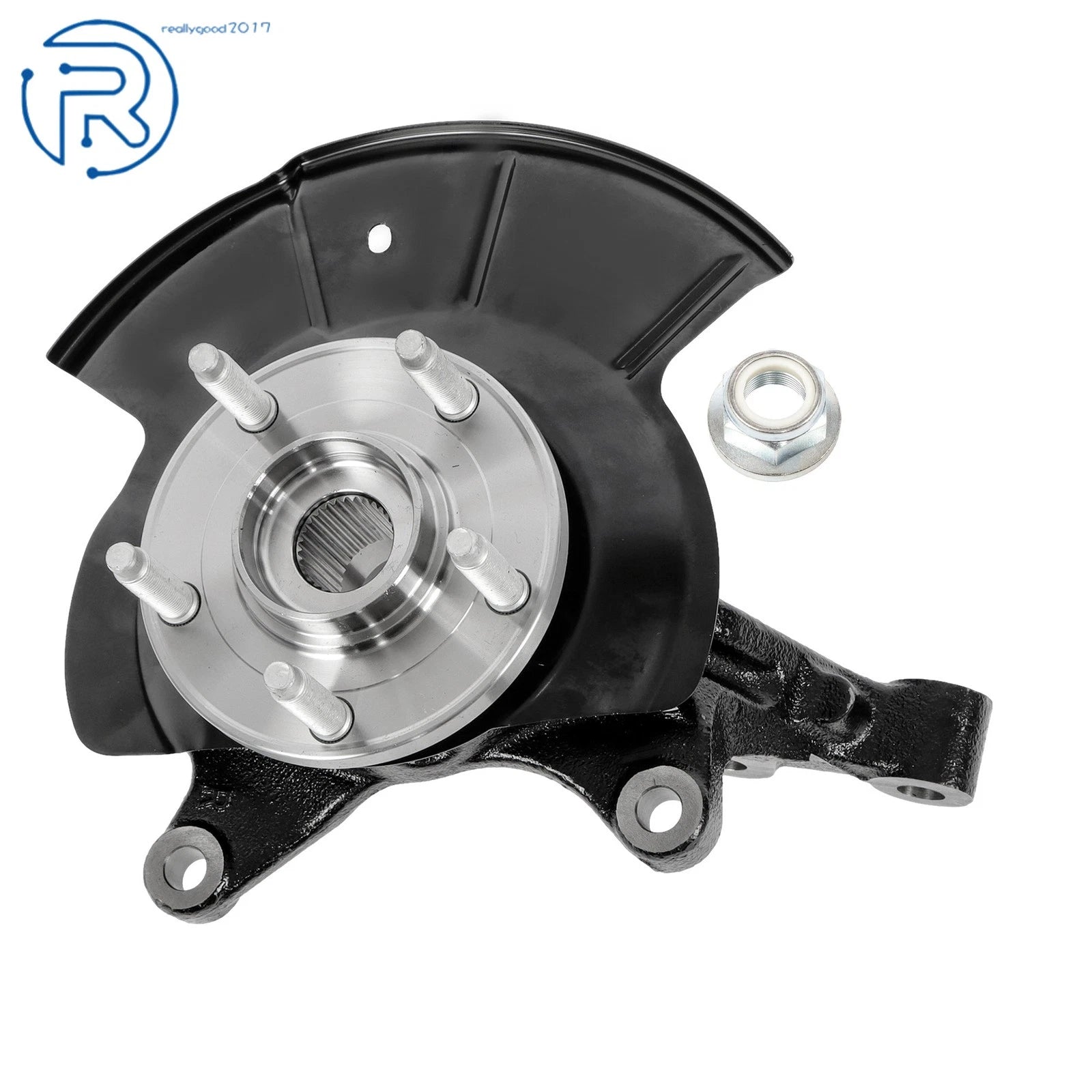 Front Right Steering Knuckle & Wheel Hub Bearing for Ford Edge (2011–2014)