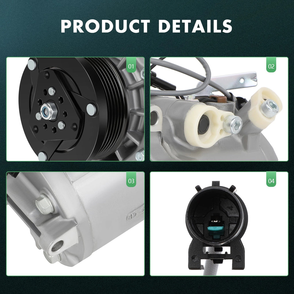 AC Compressor with Clutch for Mitsubishi Outlander Lancer (2008–2009)